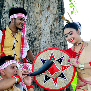 The Bihu Dance, Assam
